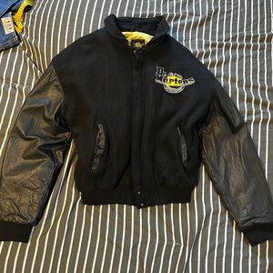 ❌SOLD❌Dr martens vintage wool and leather warm jacket coat size medium